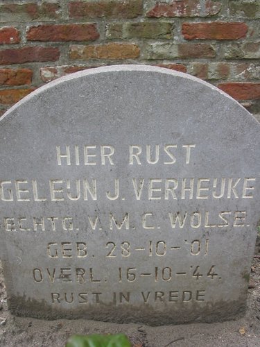 Dutch War Grave G.J. Verheijke
