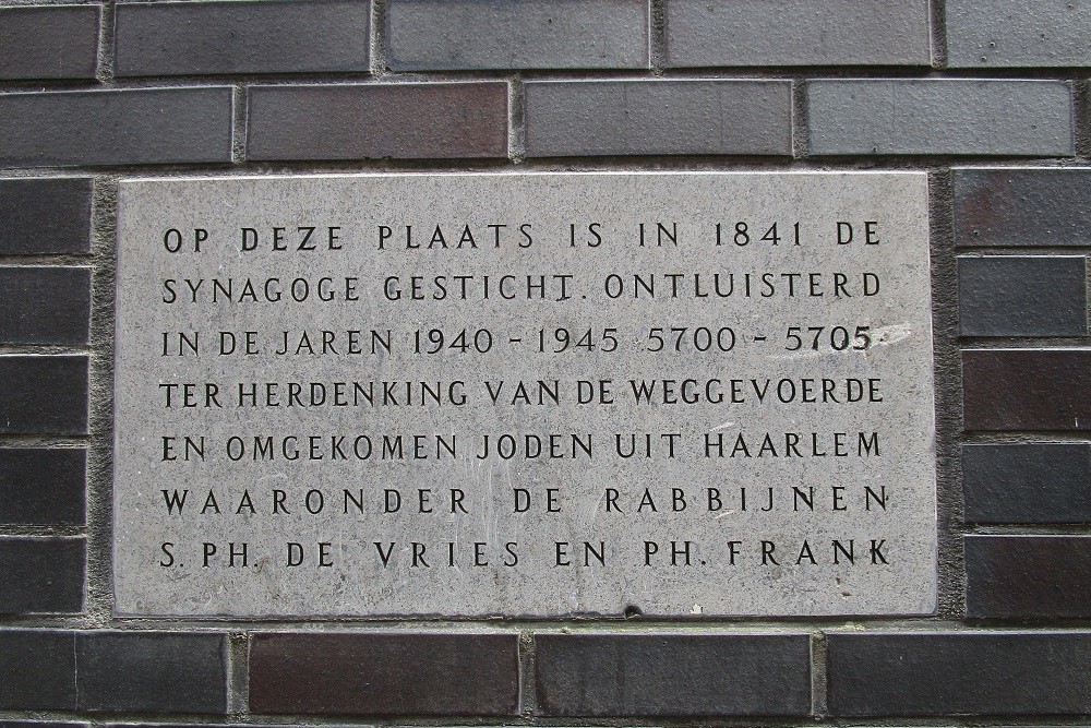 Memorial Deported Jewish Haarlem