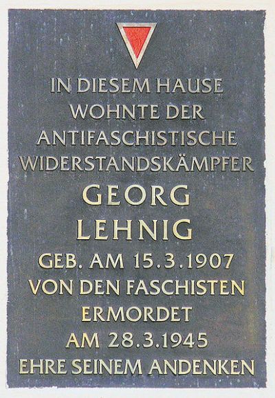 Gedenkteken Georg Lehnig