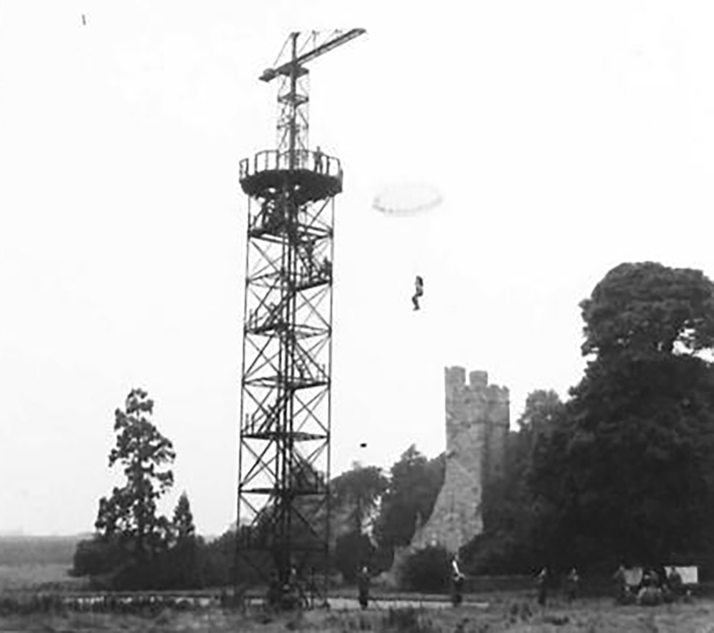 Remains Parachute Tower Lundin