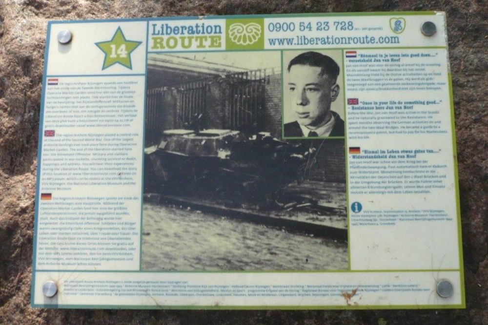 Liberation Route Marker 14