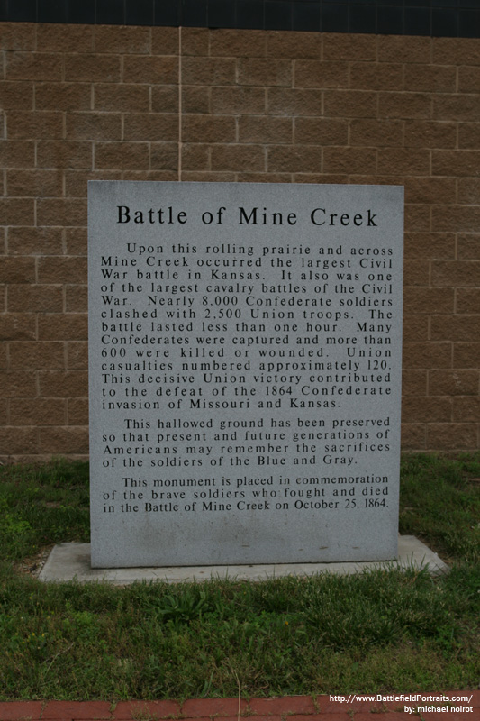 Battle of Mine Creek Monument
