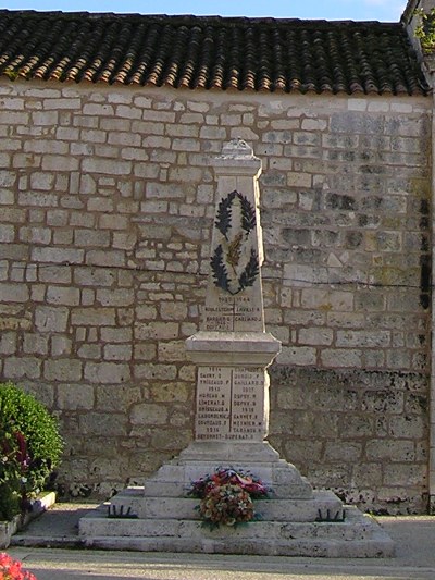 War Memorial Voeuil-et-Giget