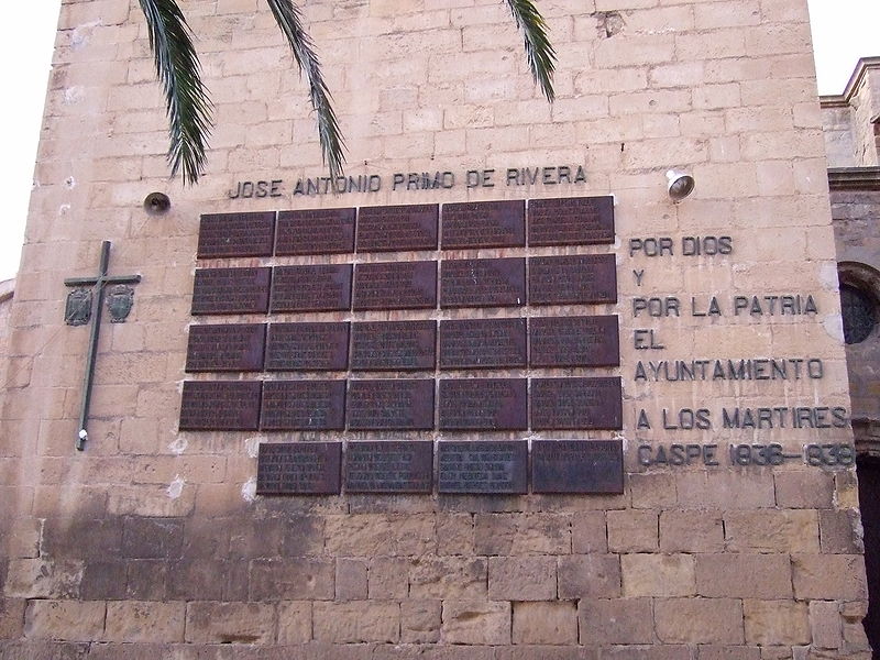 Monument Spaanse Burgeroorlog Caspe