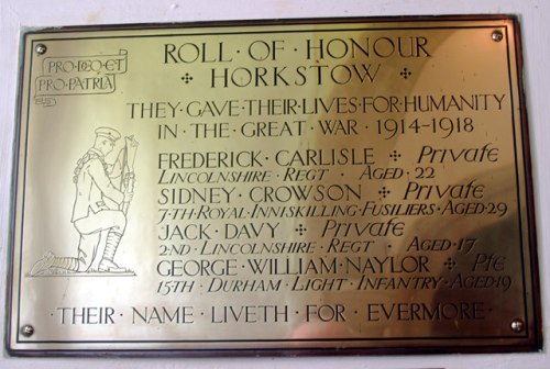 War Memorial Horkstow