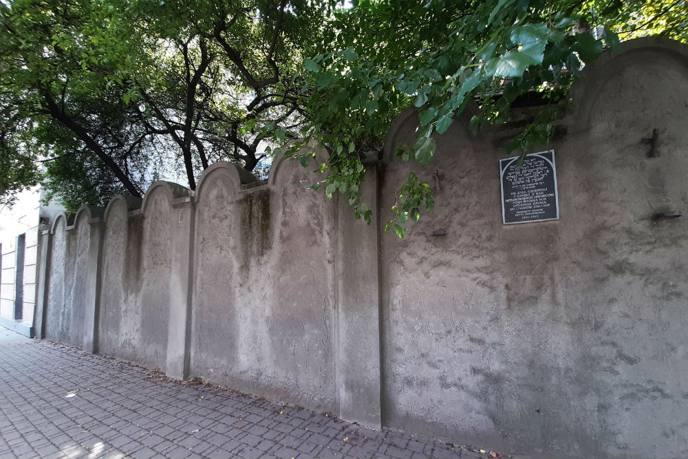 Monument Joodse Gettomuur Krakau