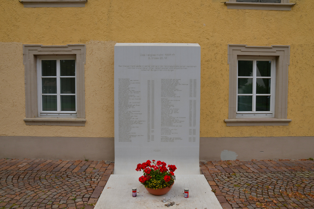 Jewish Memorial Bad Mergentheim