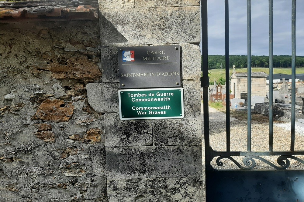 Commonwealth War Graves Saint-Martin-d'Ablois Communal Cemetery #4