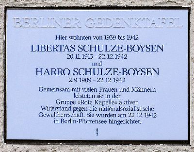 Memorial Libertas and Harro Schulze-Boysen