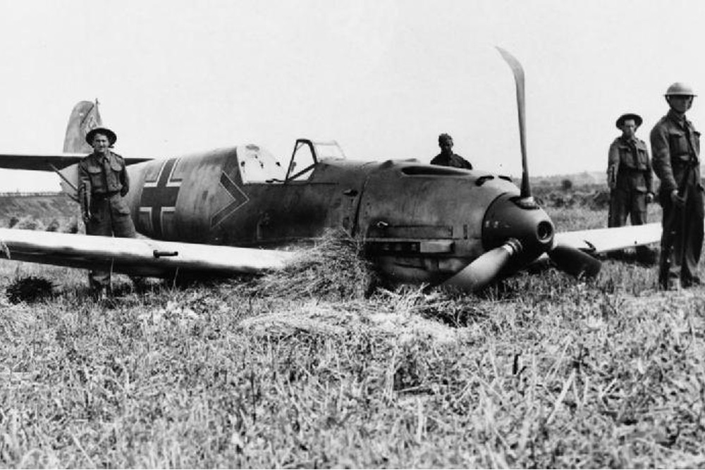 Crashlocatie Messerschmitt Bf 109E-1