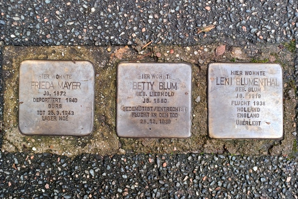 Stolpersteine Bergstrae 44 #1