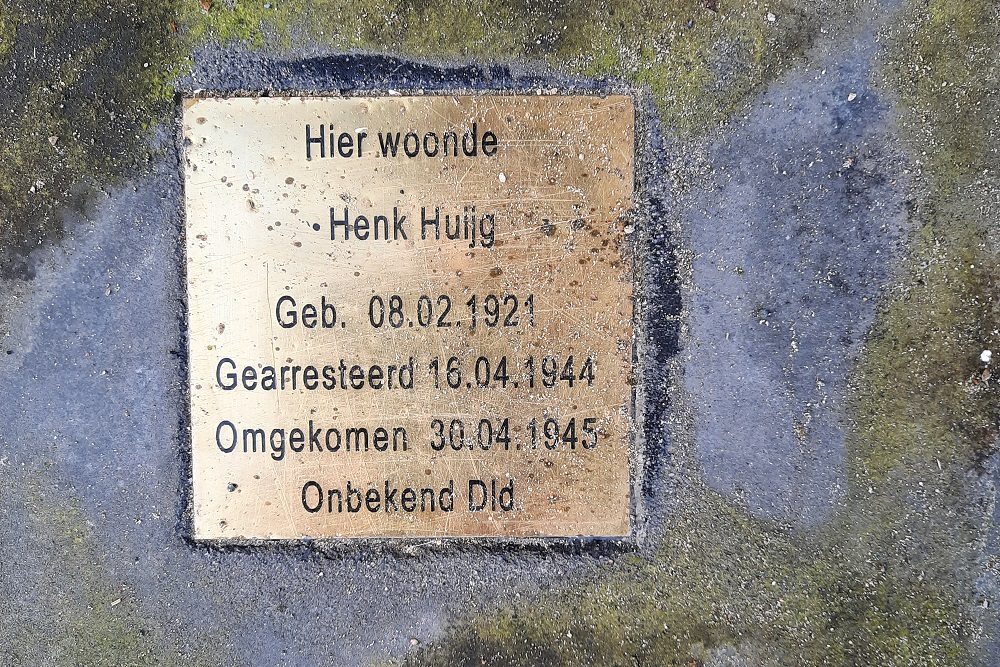 Memorial Stone Rijksstraatweg 51