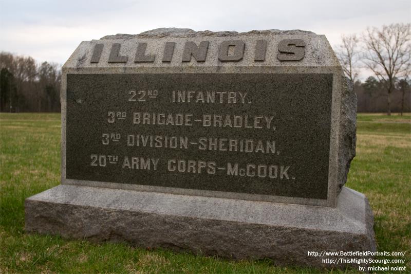Monument 22nd Illinois Infantry Regiment