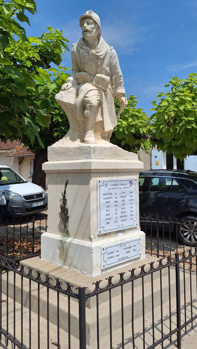 Oorlogsmonument Saint-Andr-et-Appelles #2