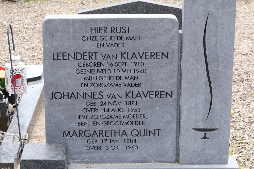 Dutch War Grave Municipal Cemetery Zaandam