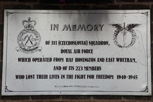 Gedenkteken 311 (Czechoslovak) Squadron RAF
