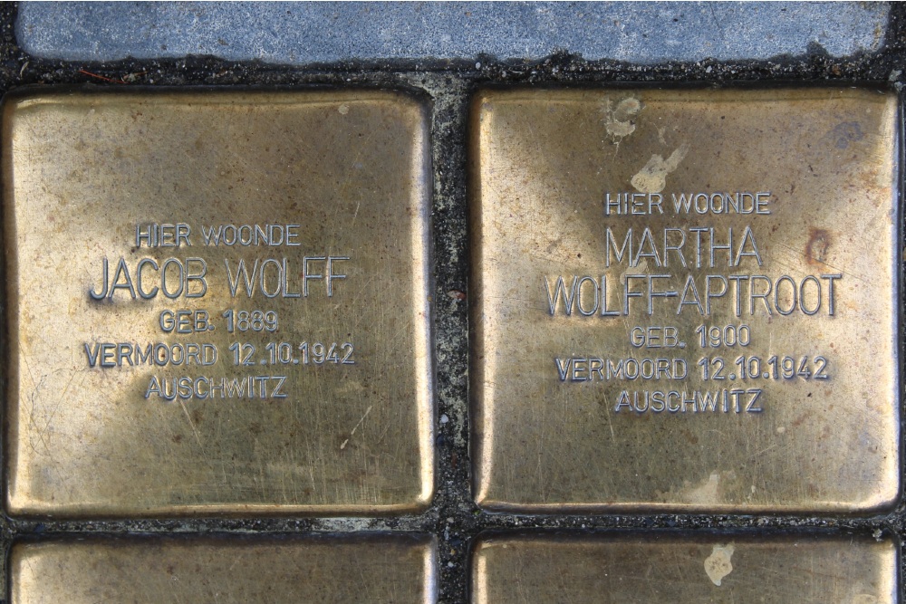 Stolpersteine Verwersstraat 22 - 24 #2