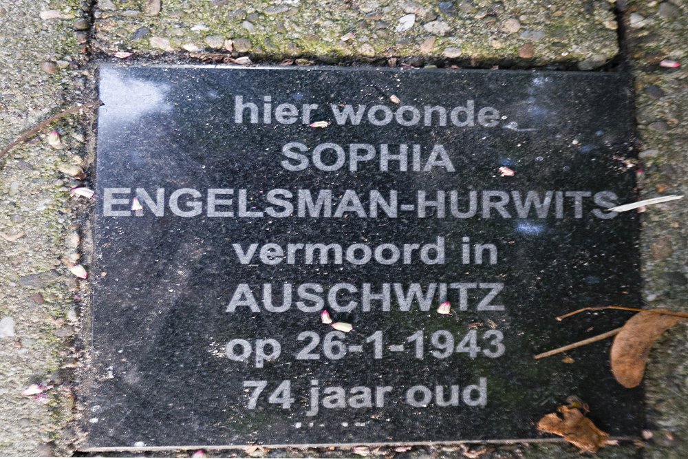 Memorial Stones Schimmelpenninckstraat 30