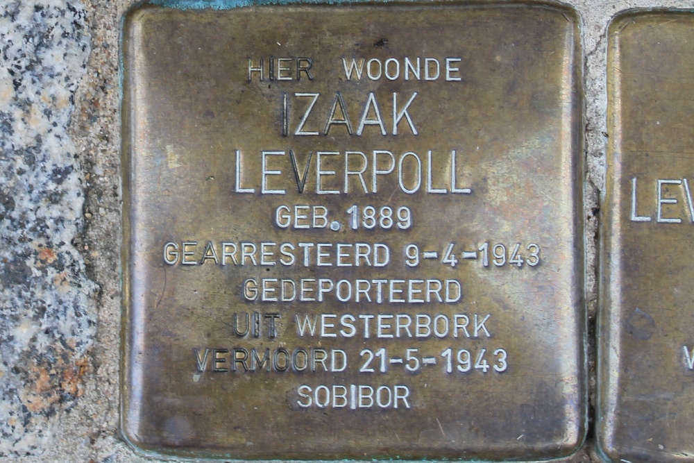 Stolpersteine Walderstraat 10 #2