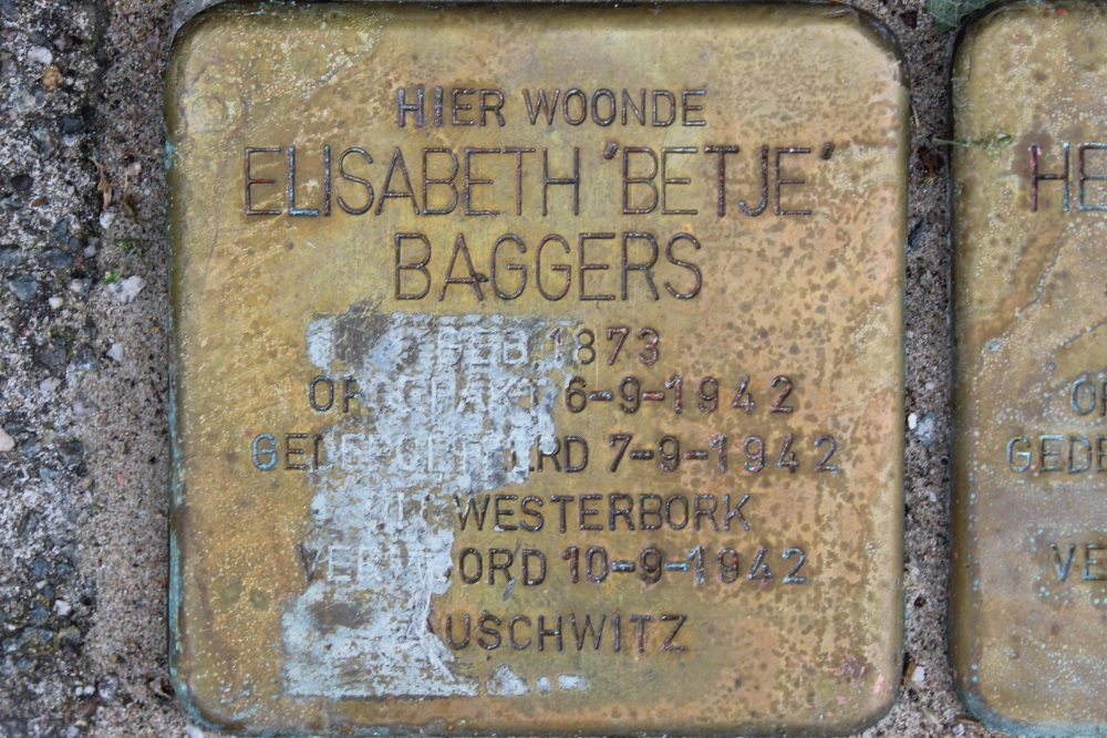 Stolpersteine Topaasstraat 7 #2