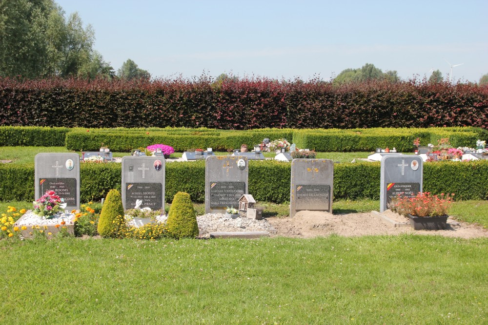 Belgische Graven Oudstrijders Zaffelare Begraafplaats	
