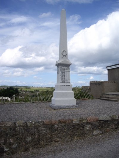 War Memorial Portlethen