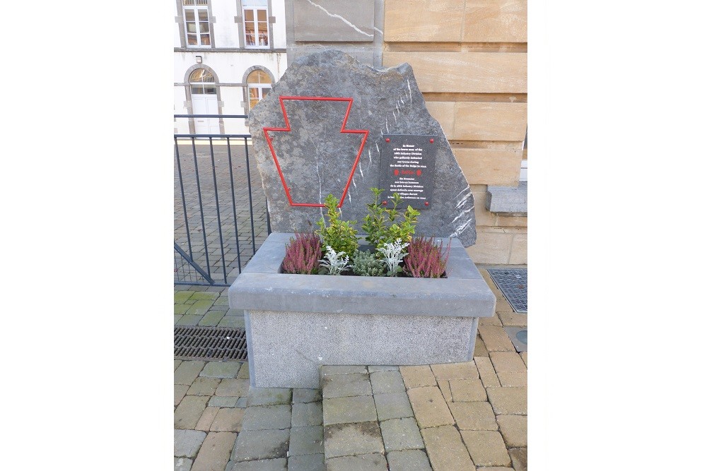 Commemorative Stone 28th Infantry Division Neufchteau