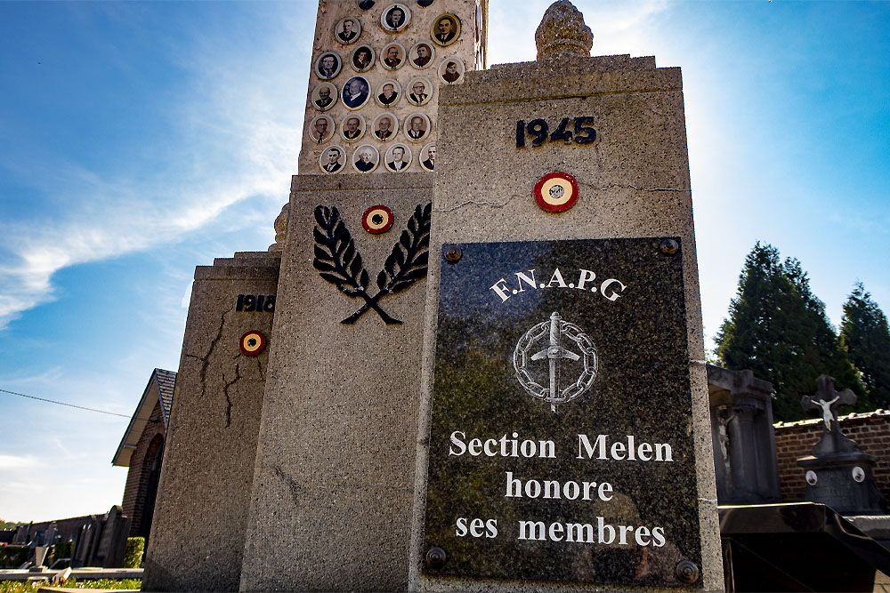 Oorlogsmonument Begraafplaats Mélen #2