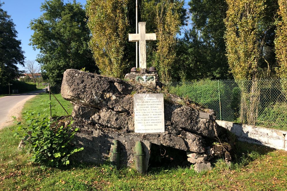 Duitse Bunker Malancourt / Monument 69e R.I. & 79th US Infantry Division #2