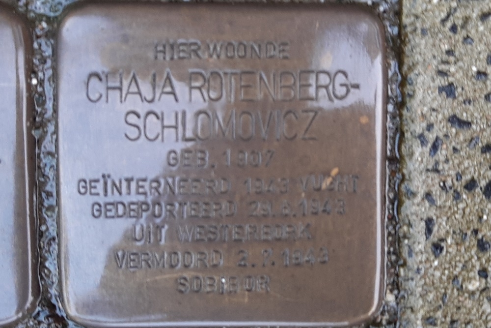 Stolpersteine Jan Bertsstraat 14 #4