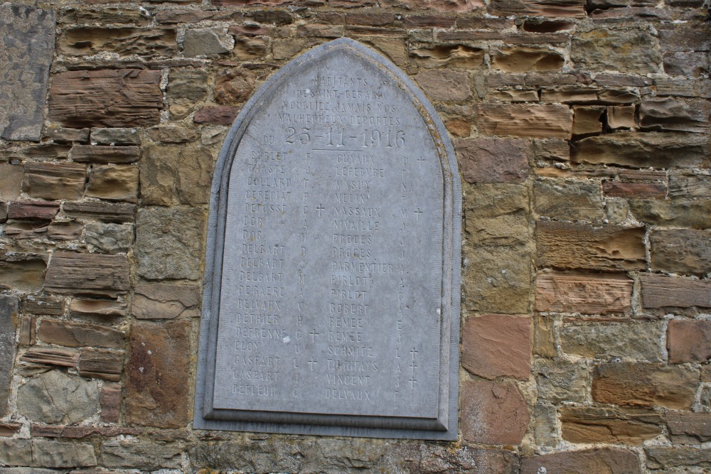 Memorials First and Second World War Saint-Gérard #2