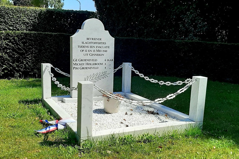 Graf Burgerslachtoffers Begraafplaats De Willaert Zundert