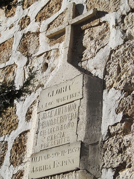 Monument Spaanse Burgeroorlog El Olivar