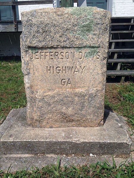 Marker Jefferson Davis Highway