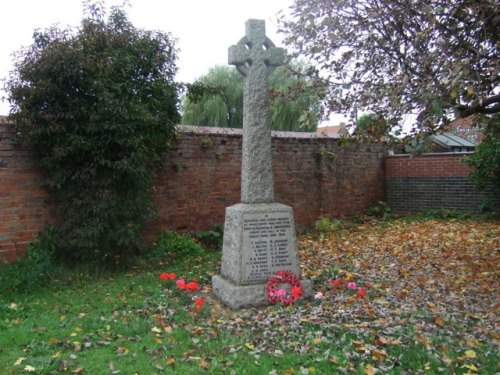 War Memorial East Stockwith and Walkerith
