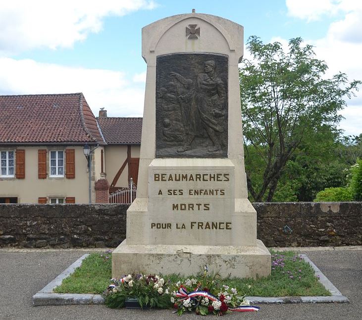 Monument Eerste Wereldoorlog Beaumarchs