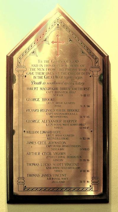 War Memorial St. Brigid's Church Castleknock