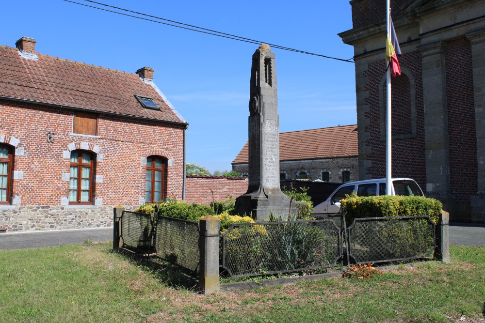Oorlogsmonument Montrul-sur-Haine