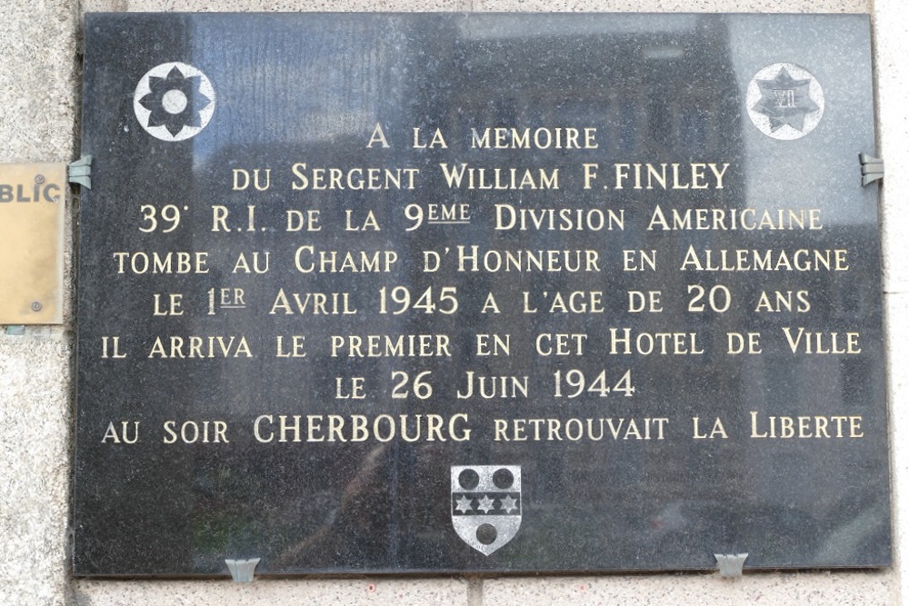 Memorial Sgt William F. Finley