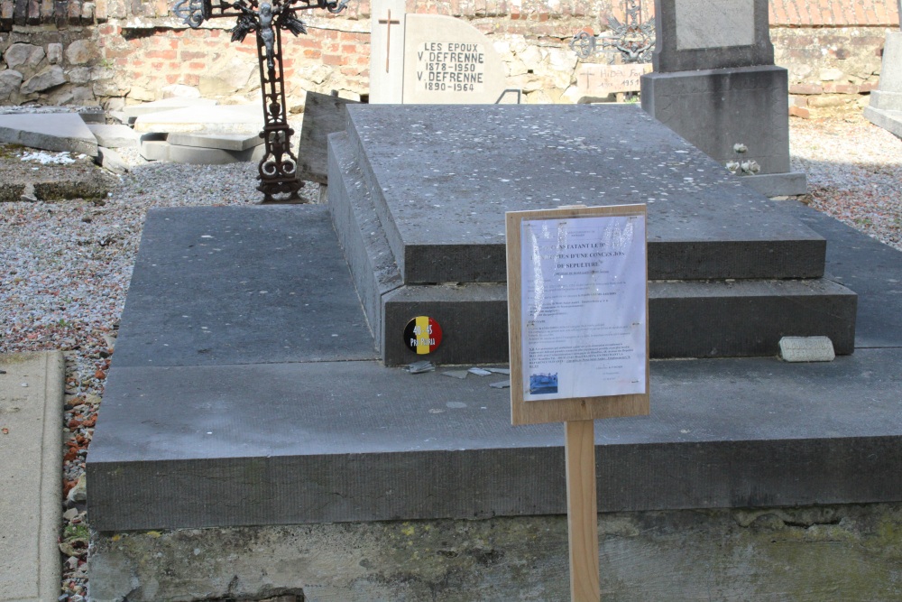 Belgian War Grave Mont-Saint-Andr