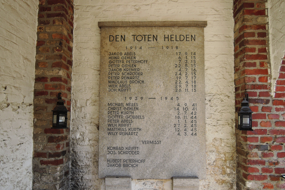 War Memorial Daubenrath #3