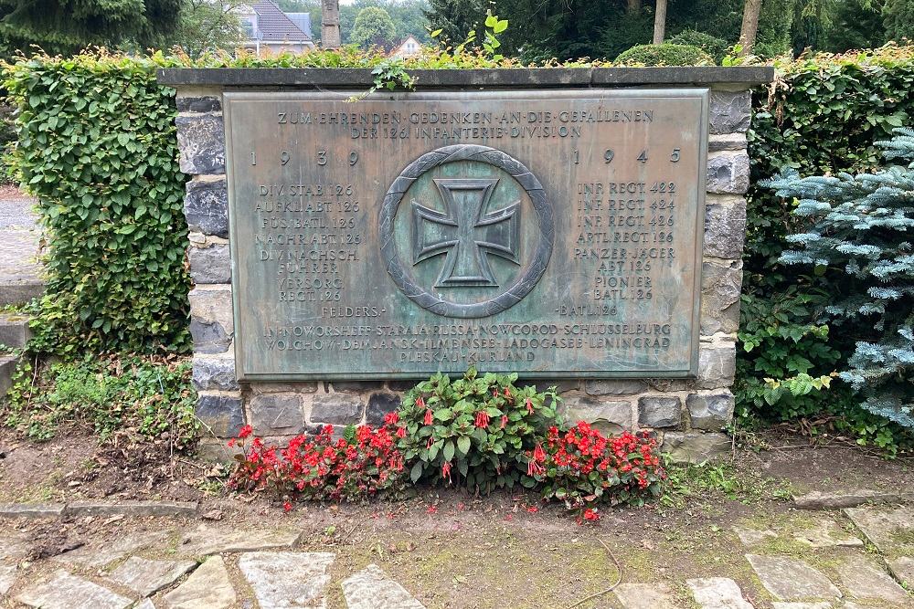 Monument Gevallenen 126. Infanterie Divisie