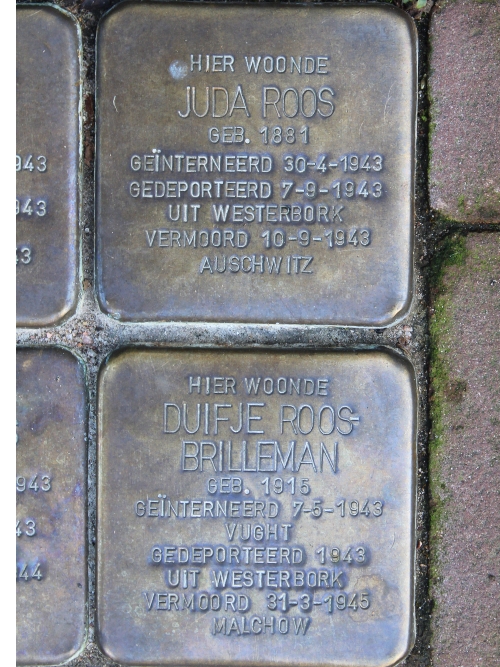 Stolpersteine Nieuwe Amstelstraat 3 #4