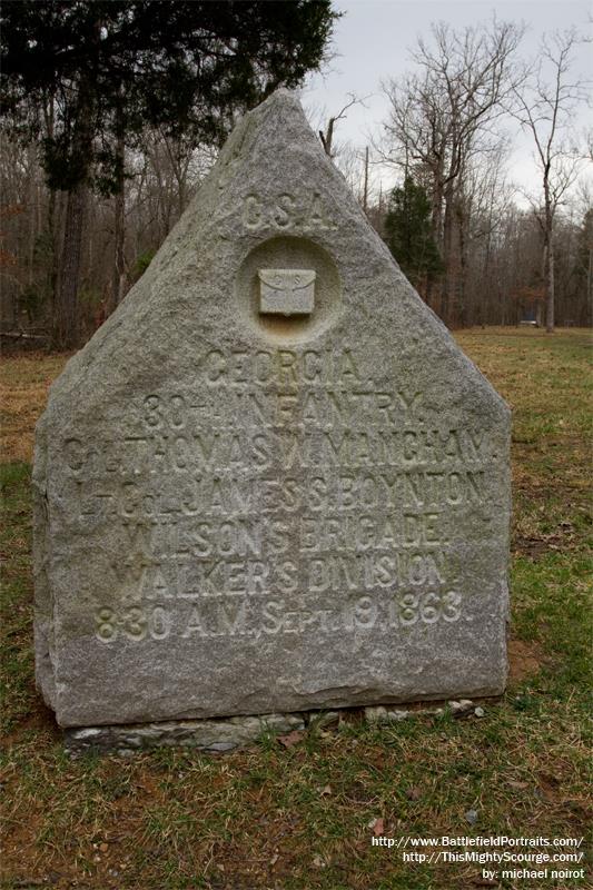Monument 30th Georgia Infantry