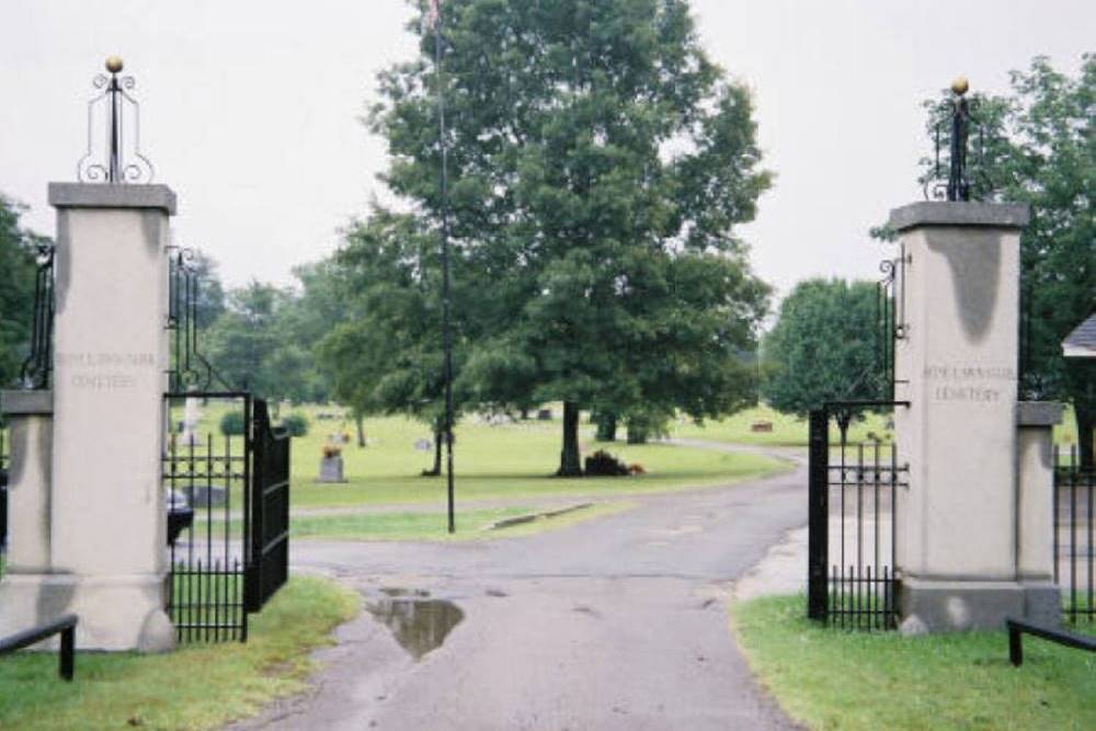 Amerikaans Oorlogsgraf Rose Lawn Park Cemetery