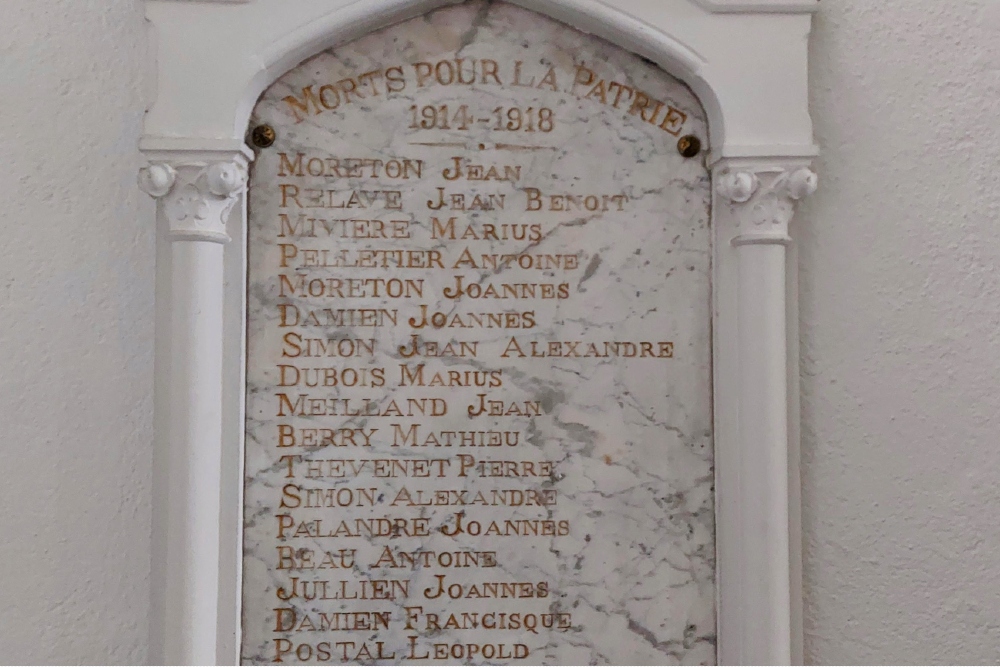 Oorlogsmonument glise Sainte Blandine de Chamboeuf #3