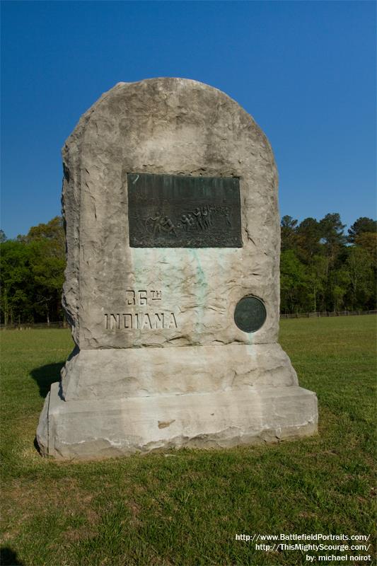 Monument 86th Indiana Infantry Regiment