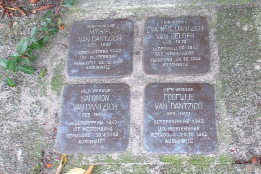 Stolpersteine Sluisstraat 4 #3