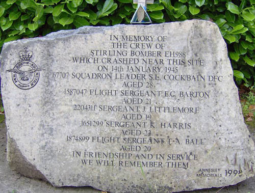Memorial Stirling Bomber Annesley