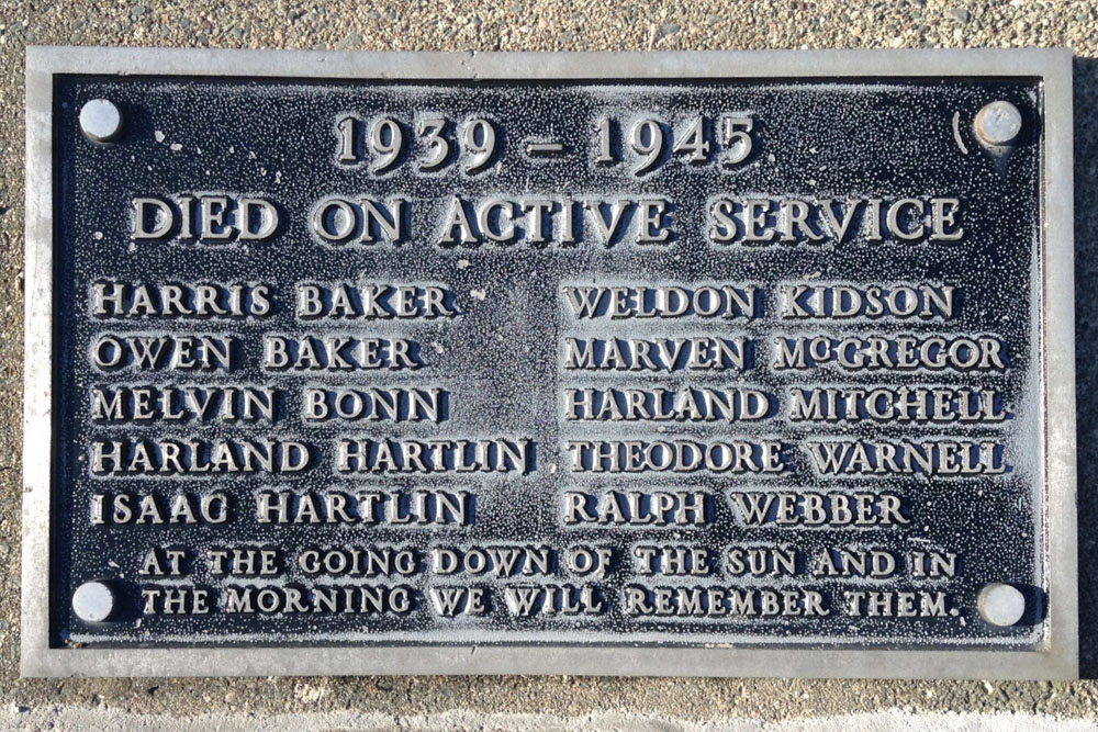 Oyster Pond War Memorial